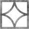 Ekena Millwork Statesman Architectural Grade PVC Pierced Medallion, 18"OD x 11 1/2"ID x 1/2"P, Antiqued Silver CMPP18X18STASV - alternate 1